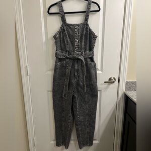 Universal Thread Gray Denim Jumpsuit | Size 8